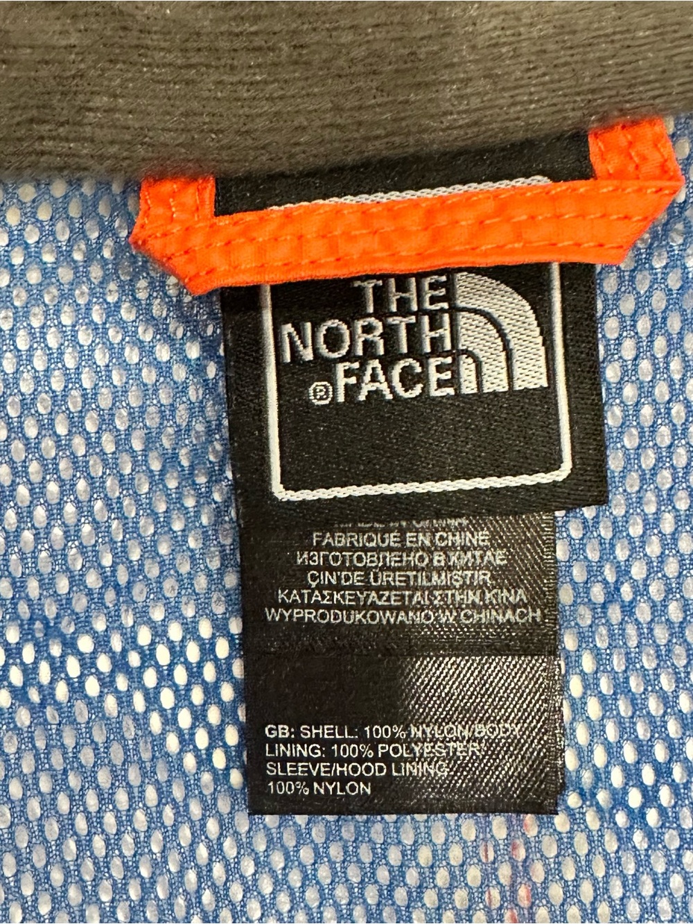 The North Face Hyvent Hooded Orange Rain Jacket Nylon Youth 14-16 Women’s S - Picture 4 of 11